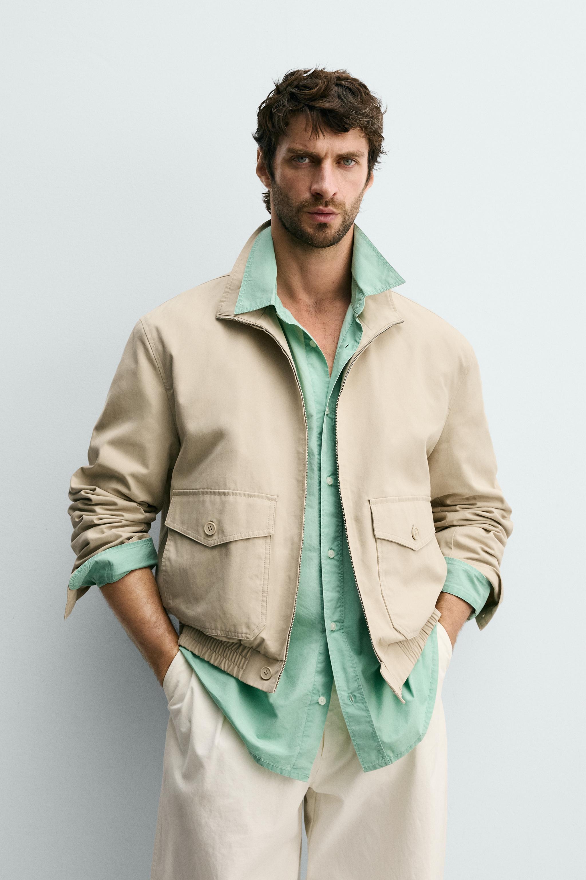 COTTON-LYOCELL REGULAR FIT JACKET